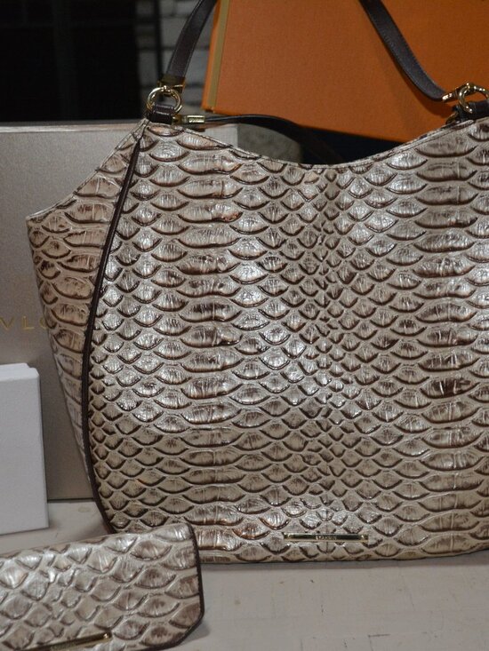 Brahmin Handbags - Brahmin Marianna Shoulder Tote Bag in Pearl Dogwood